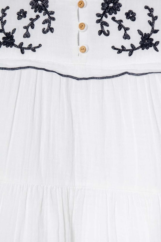 DÍVKA Dětské bavlněné šaty Guess J4GK01.WG5H0.PPYH bílá