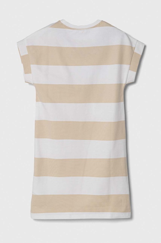 Guess sukienka bawełniana dziecięca J4GK11.KB4K4.PPYH beżowy SS24