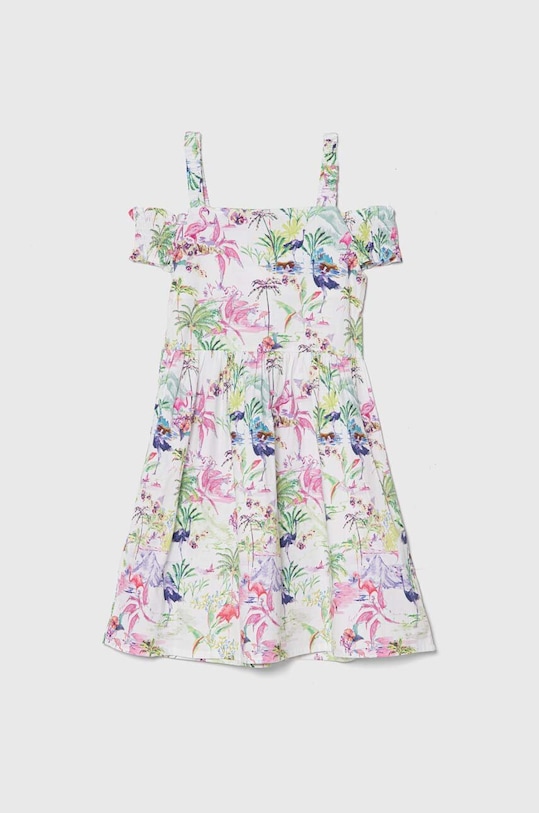 Παιδικό φόρεμα Guess εμπριμέ πράσινο J4GK25.WBHQ0.PPYH