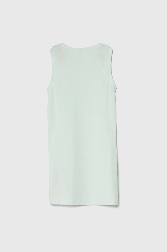 Дитяча бавовняна сукня Guess J4GK35.JA914.PPYH бірюзовий SS24