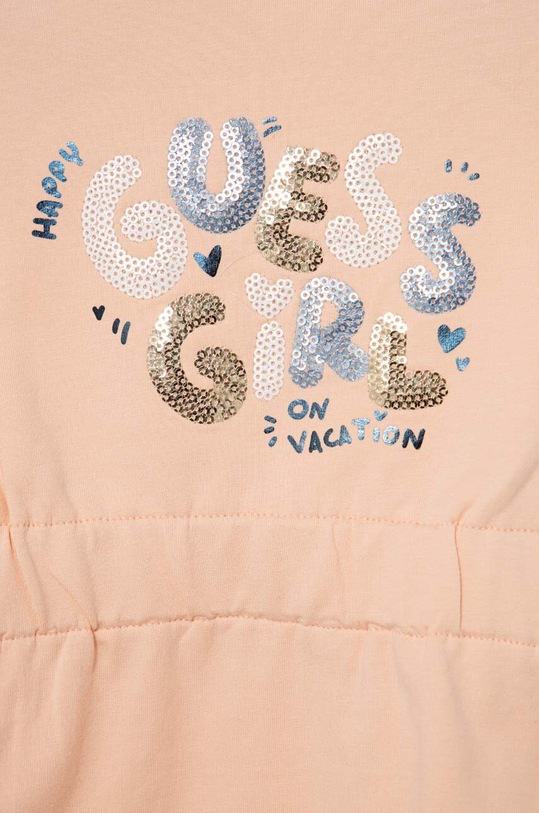 DÍVKA Dívčí šaty Guess K4GK07.KAE23.PPYH oranžová