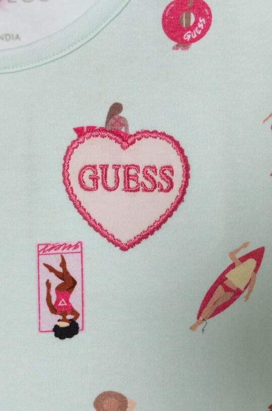 Девочка Детское платье Guess K4GK36.K6YW3.PPYH бирюзовый