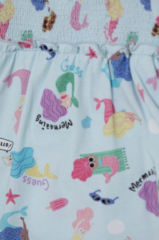 Κοριτσίστικα Φόρεμα μωρού Guess S4GG18.K6YW0.PPYH τιρκουάζ