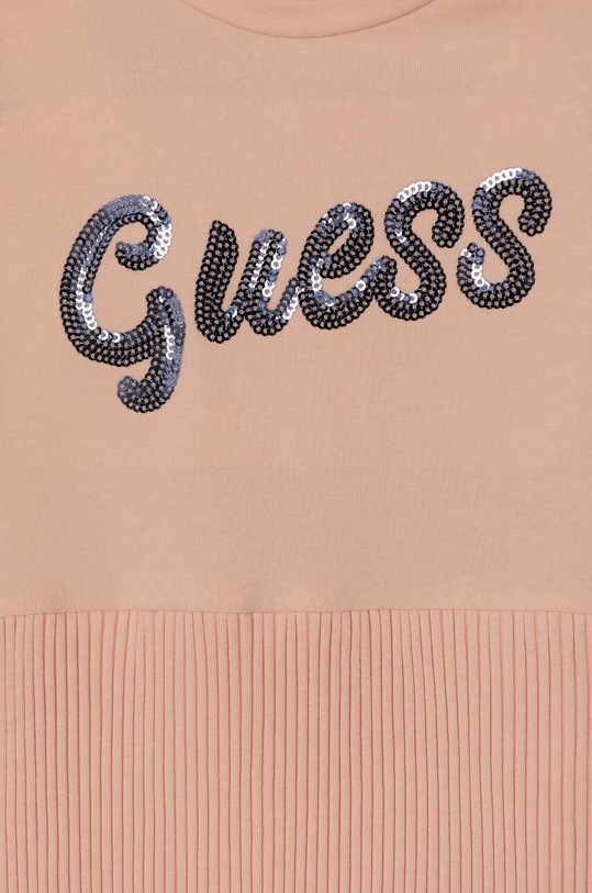 Dziewczynka Guess sukienka dziecięca K4GK37.K6YW4.PPYH pomarańczowy