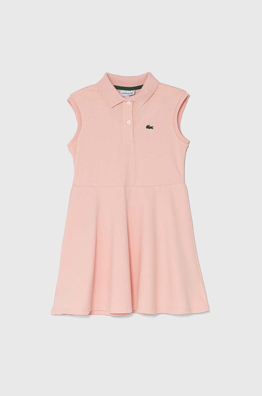Lacoste vestito bambina mini rosa EJ5297