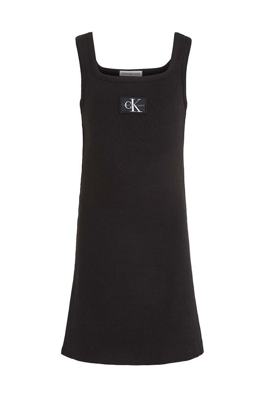 Dievčenské šaty Calvin Klein Jeans IG0IG02471.PPYH čierna SS24