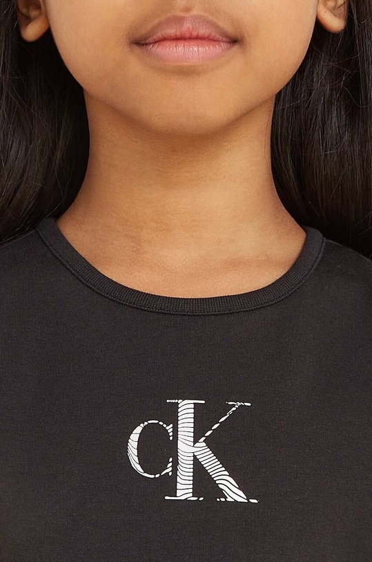 Παιδικό φόρεμα Calvin Klein Jeans IG0IG02479.104.116.PPYH μαύρο