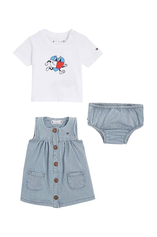 Sada pre bábätká Tommy Hilfiger s elastanom modrá KN0KN01830.PPYH