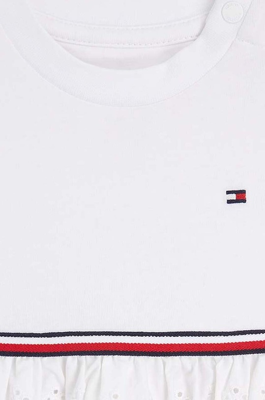 Κοριτσίστικα Φόρεμα μωρού Tommy Hilfiger KN0KN01801.PPYH λευκό