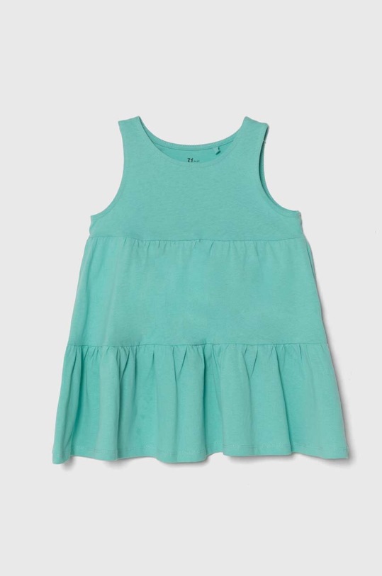 Djevojčice Dječja pamučna haljina zippy 2-pack 3105922601 tirkizna