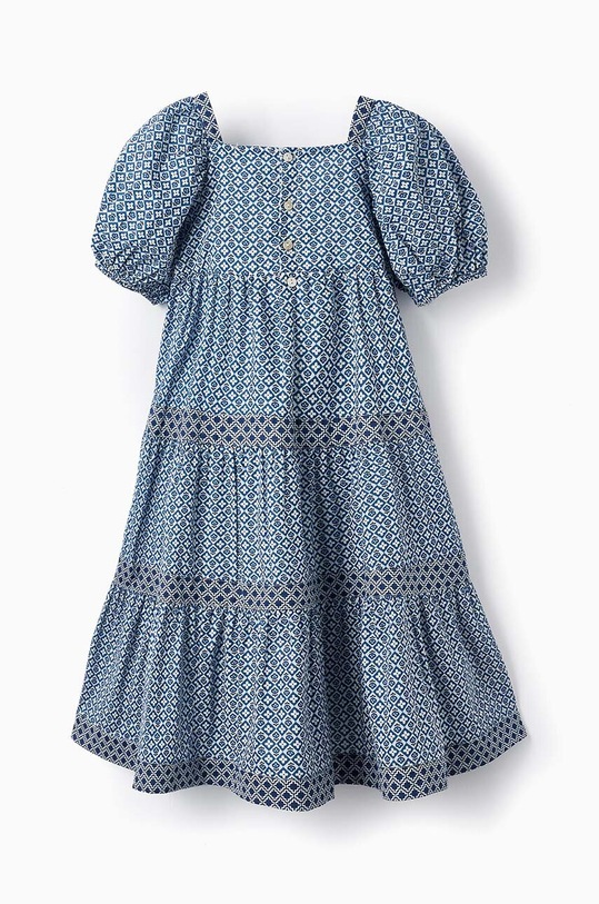 Κοριτσίστικα Παιδικό βαμβακερό φόρεμα zippy 3105948801 μπλε