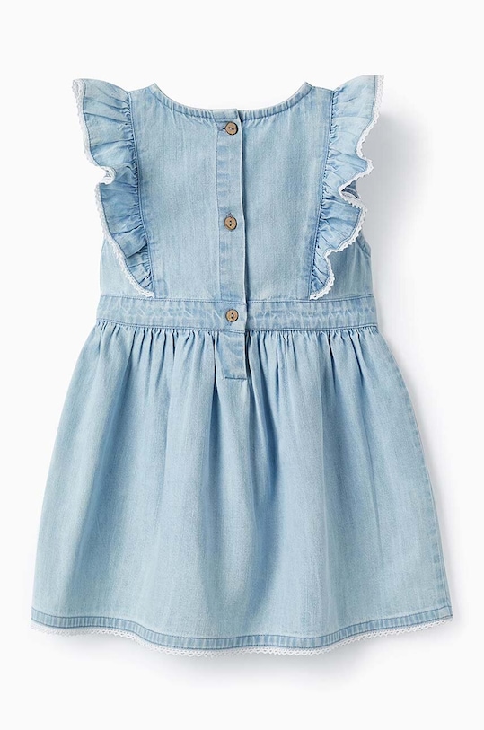 zippy sukienka bawełniana niemowlęca 3105966301 niebieski SS24