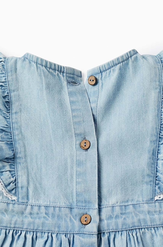 Dziewczynka zippy sukienka bawełniana niemowlęca 3105966301 niebieski