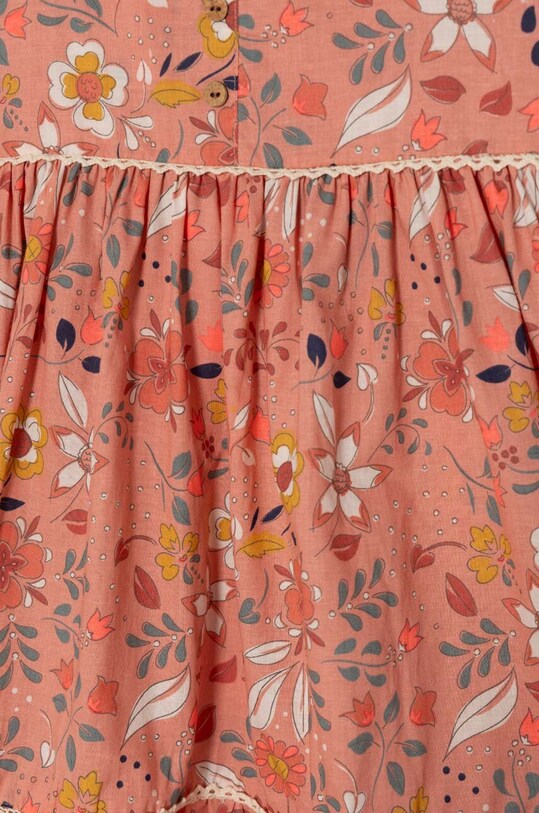 Dziewczynka zippy sukienka bawełniana dziecięca 3105980901 pomarańczowy