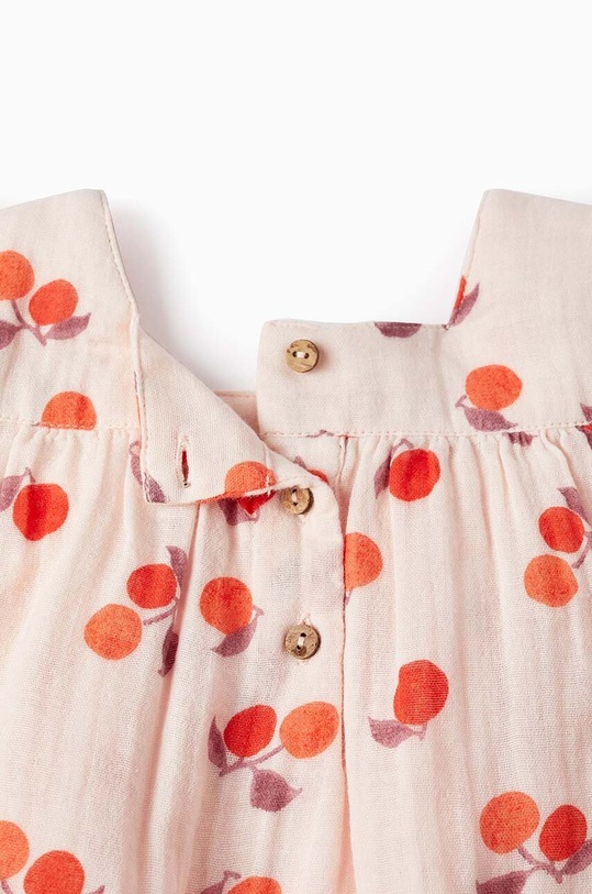 Βρεφικό βαμβακερό φόρεμα zippy ροζ 3105982401