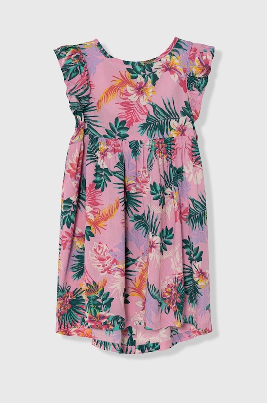 Дитяча сукня United Colors of Benetton короткий рожевий 4NPVGV024.P.Seasonal