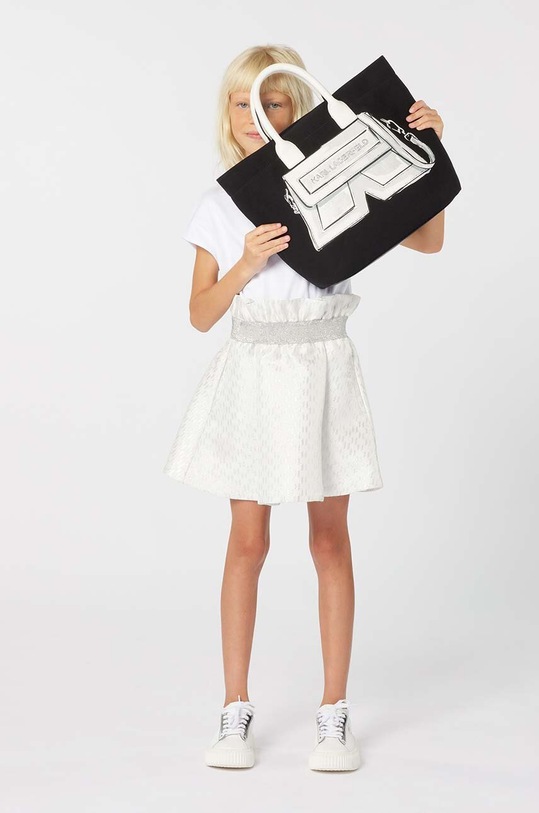 Dievčenské šaty Karl Lagerfeld biela Z30071.114.150