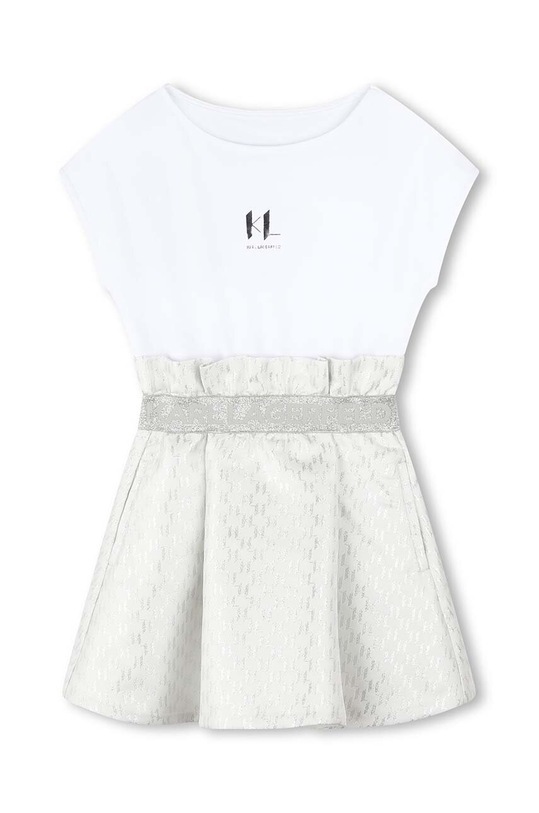 Детское платье Karl Lagerfeld Z30071.156.162 белый SS24