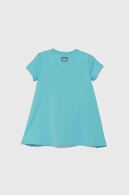 Момиче Детска памучна рокля Kenzo Kids K60832.114.150 син