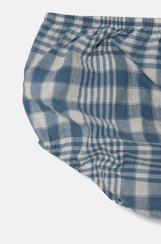 Детское хлопковое платье Polo Ralph Lauren голубой 310940806001