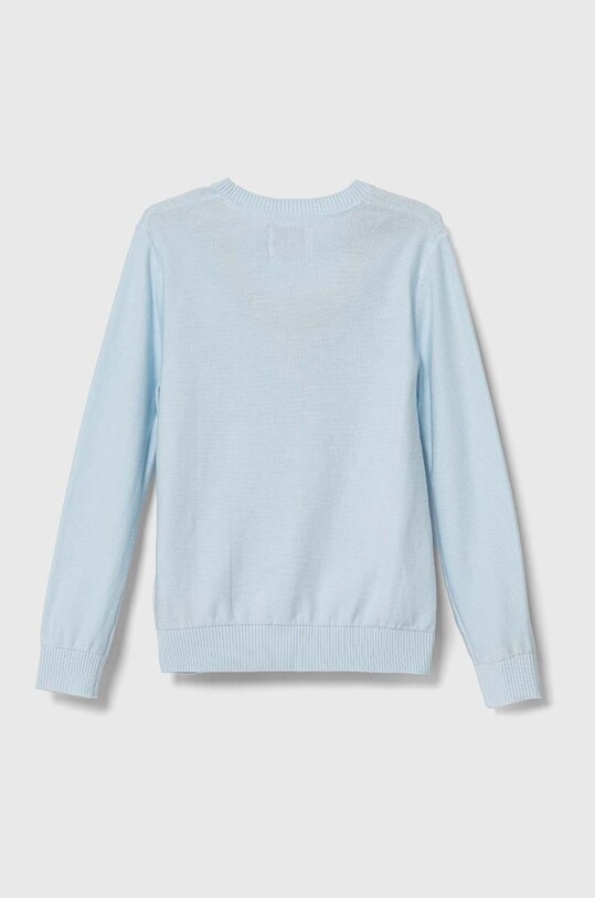 Detský bavlnený sveter Calvin Klein Jeans IB0IB01961.128.176.PPYH modrá SS24