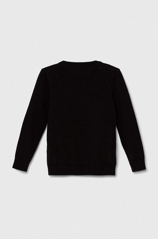 Calvin Klein Jeans sweter bawełniany dziecięcy IB0IB02021.128.176.PPYH czarny SS24