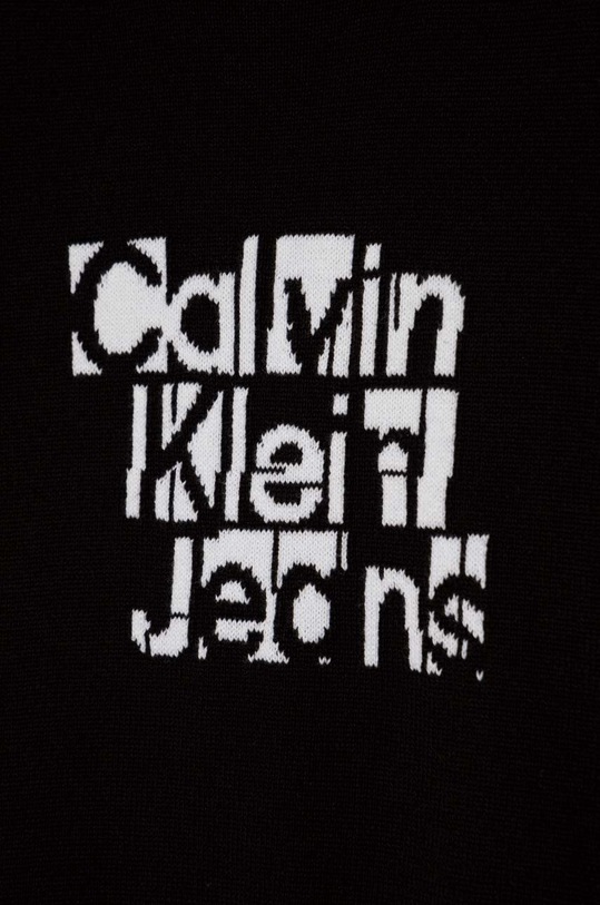 Chłopiec Calvin Klein Jeans sweter bawełniany dziecięcy IB0IB02021.128.176.PPYH czarny