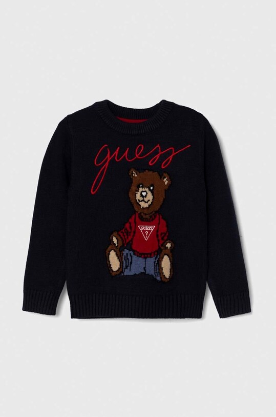 Дитячий светр Guess L4RR07.Z2ZK2.PPYH темно-синій SS24