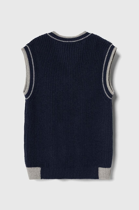 Παιδικό γιλέκο United Colors of Benetton 1236H4002.P.Seasonal σκούρο μπλε SS24