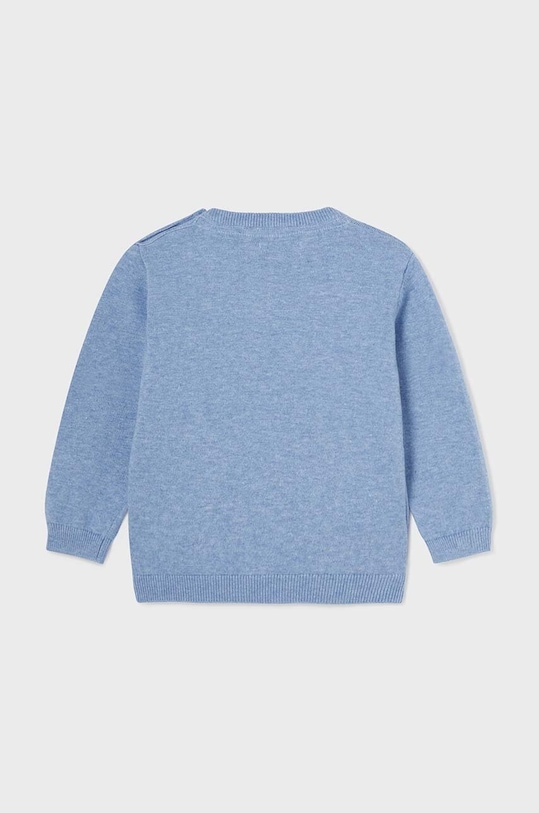 Dětský bavlněný svetr Mayoral 303.3E.Baby.PPYH modrá SS24