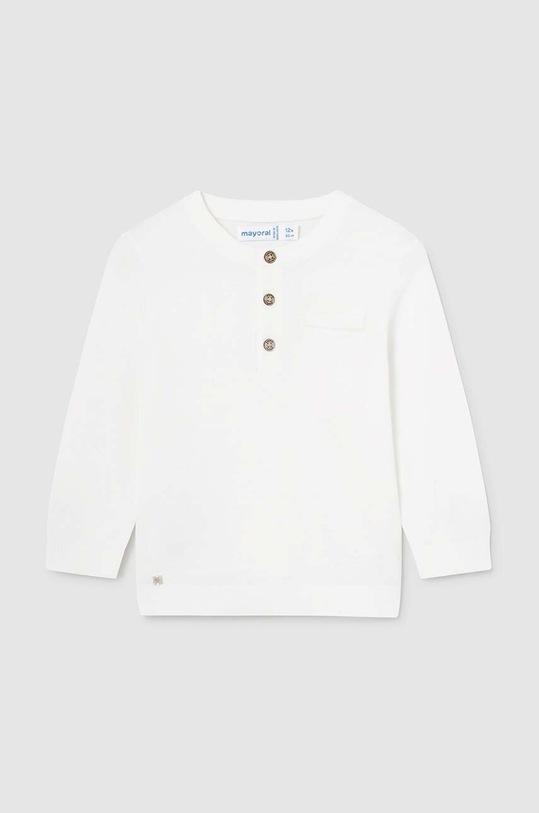 Mayoral sweter bawełniany niemowlęcy pozostałe beżowy 1383.3A.Baby.PPYH