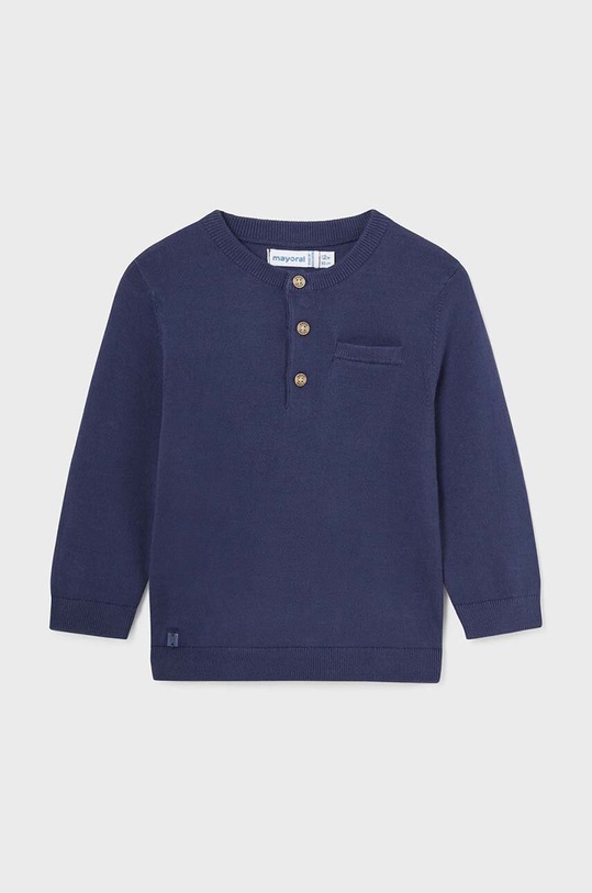 Mayoral sweter bawełniany niemowlęcy pozostałe granatowy 1383.3A.Baby.PPYH