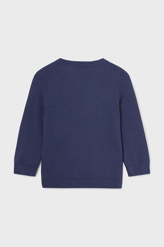 Mayoral sweter bawełniany niemowlęcy 1383.3A.Baby.PPYH granatowy SS24