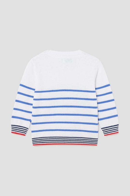 Mayoral sweter bawełniany niemowlęcy 1385.3H.Baby.PPYH niebieski SS24