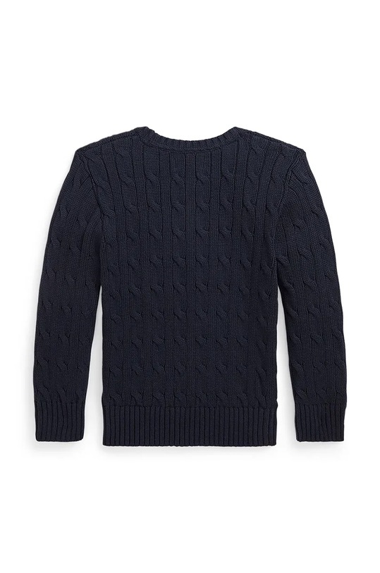 Băieți Polo Ralph Lauren pulover de bumbac pentru copii 322702674060 bleumarin
