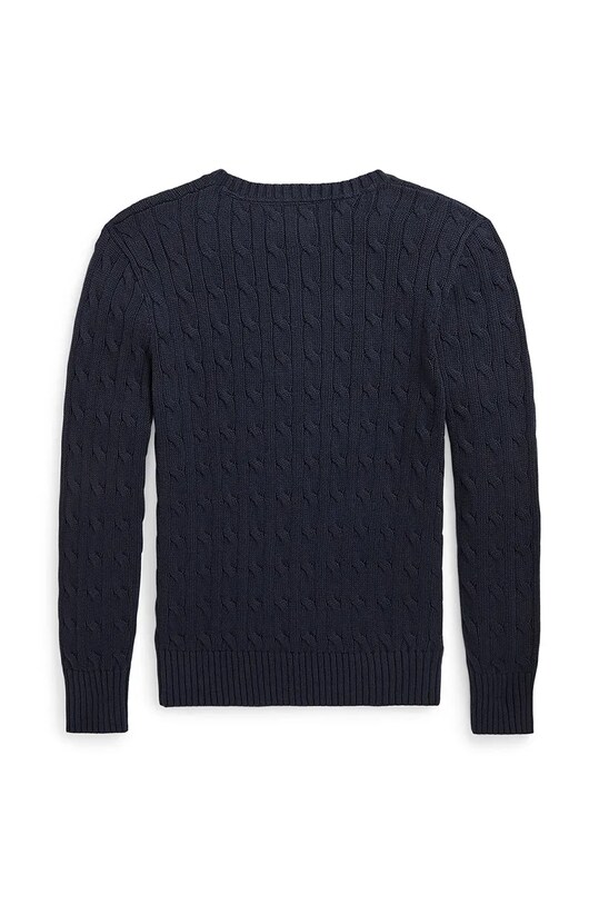 Băieți Polo Ralph Lauren pulover de bumbac pentru copii 323702674060 negru