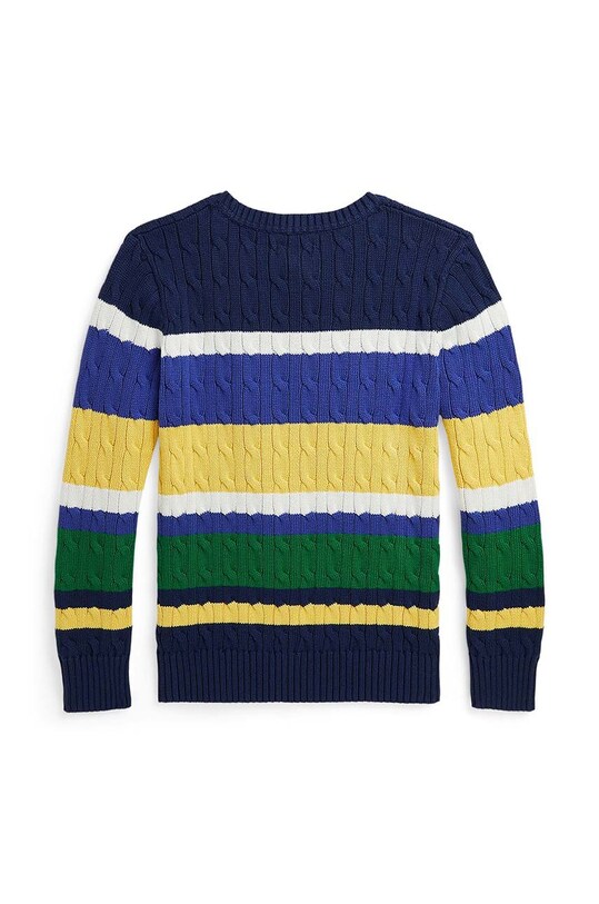 Дитячий бавовняний светр Polo Ralph Lauren 323941097001 зелений AW24