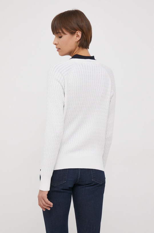 Oblečení Bavlněný svetr Tommy Hilfiger WW0WW40674 bílá