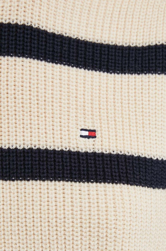 Tommy Hilfiger pulover de bumbac WW0WW40751 bej