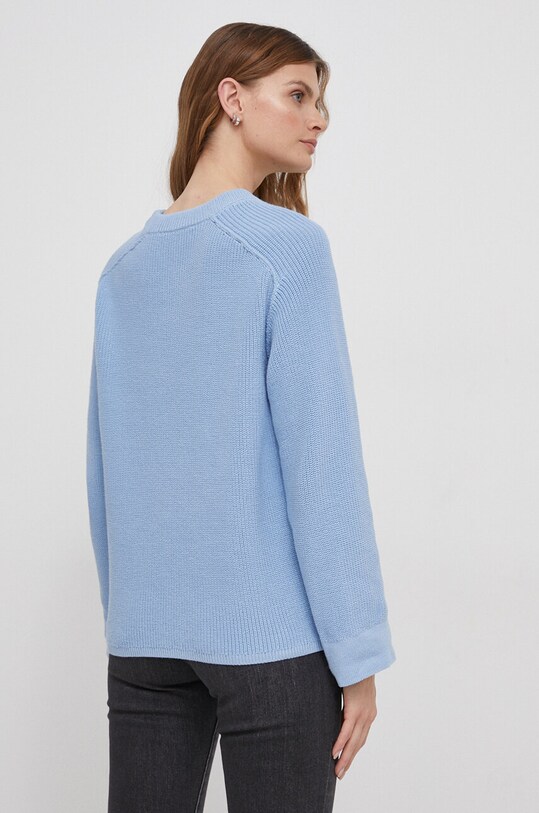 Îmbrăcăminte Tommy Hilfiger pulover de bumbac WW0WW40751 albastru