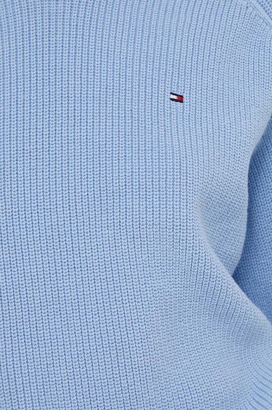 Tommy Hilfiger pulover de bumbac WW0WW40751 albastru