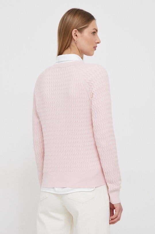 Oblečení Bavlněný svetr Tommy Hilfiger WW0WW41142 růžová