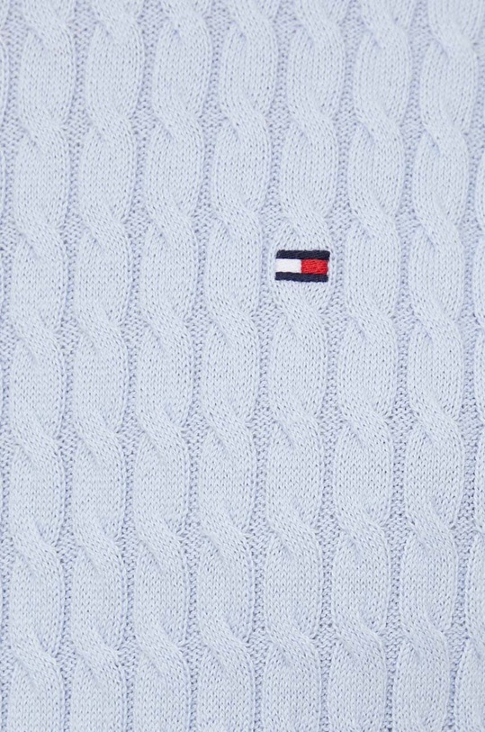 Bavlněný svetr Tommy Hilfiger WW0WW41142 modrá