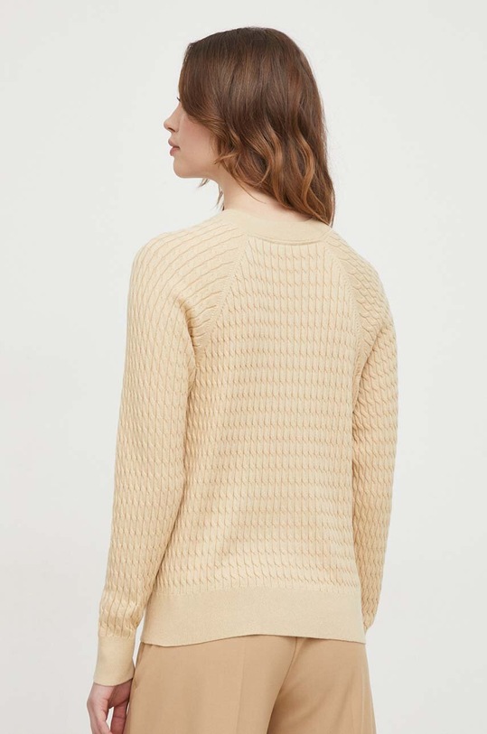 Ρούχα Βαμβακερό πουλόβερ Tommy Hilfiger WW0WW41142 μπεζ