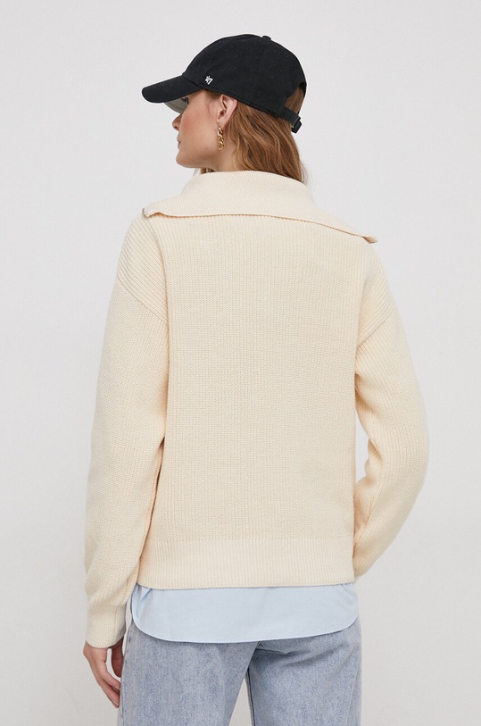 Odzież Tommy Hilfiger sweter bawełniany WW0WW42420 beżowy