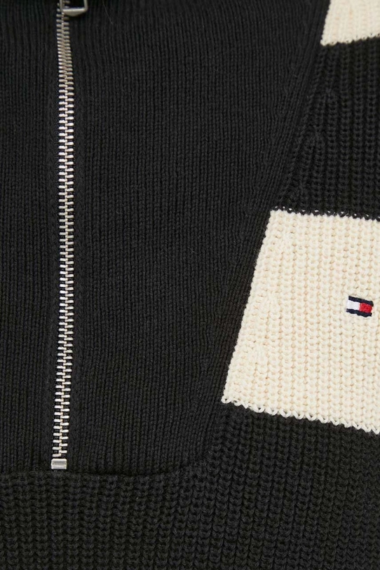 Bavlněný svetr Tommy Hilfiger WW0WW42420 černá