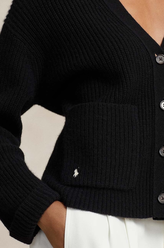 Ρούχα Μάλλινη ζακέτα Polo Ralph Lauren 211910426 μαύρο