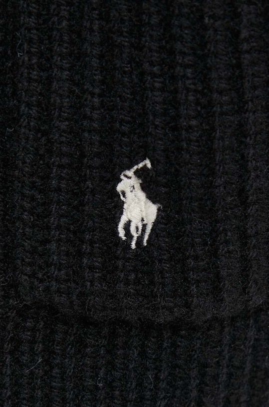Μάλλινη ζακέτα Polo Ralph Lauren 211910426 μαύρο