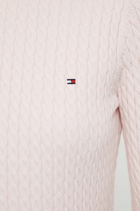 Tommy Hilfiger sweter WW0WW40678 różowy