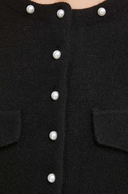 Gestuz cardigan din lână 10908603 negru